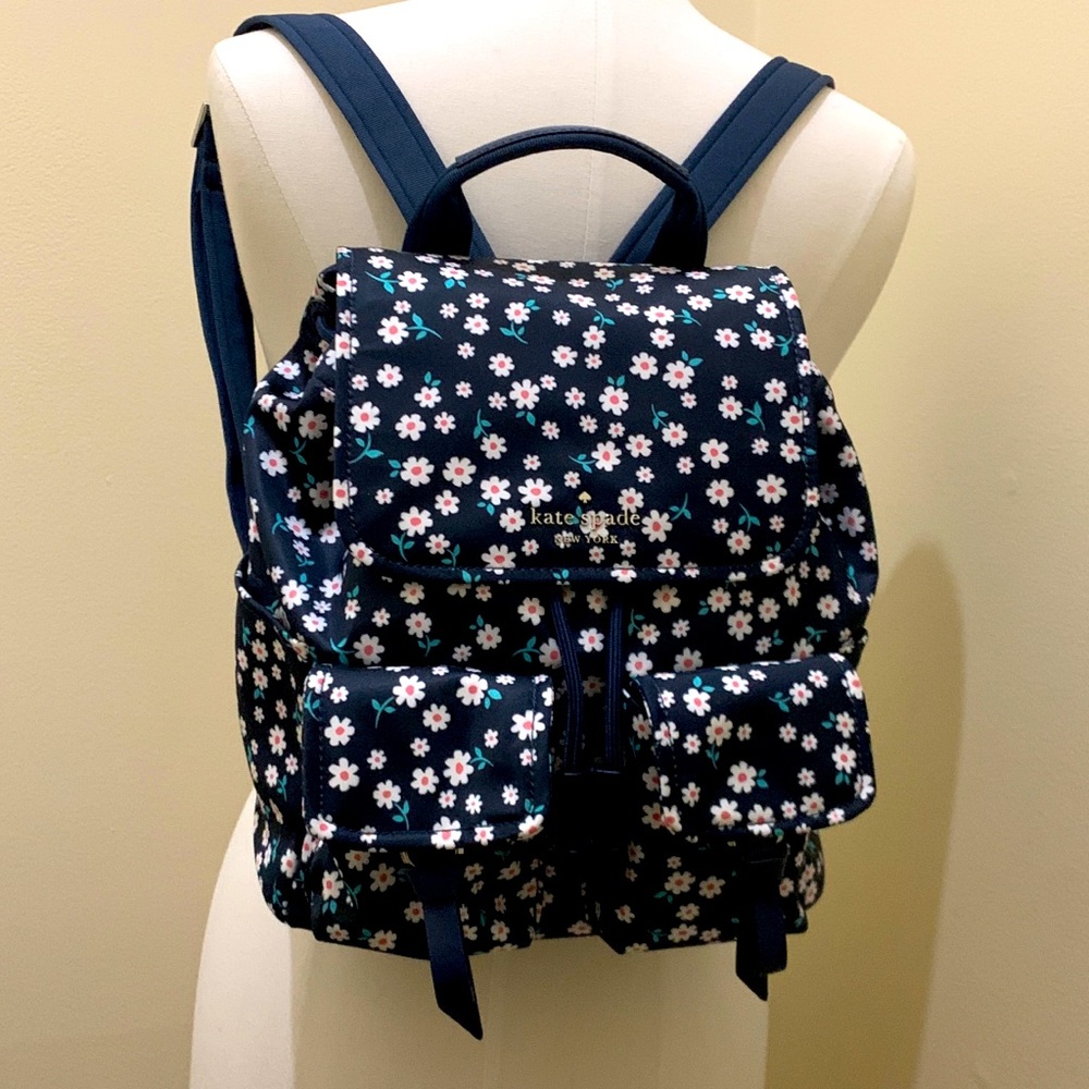 BNWT ♠️ Kaye Spade Nylon floral backpack
